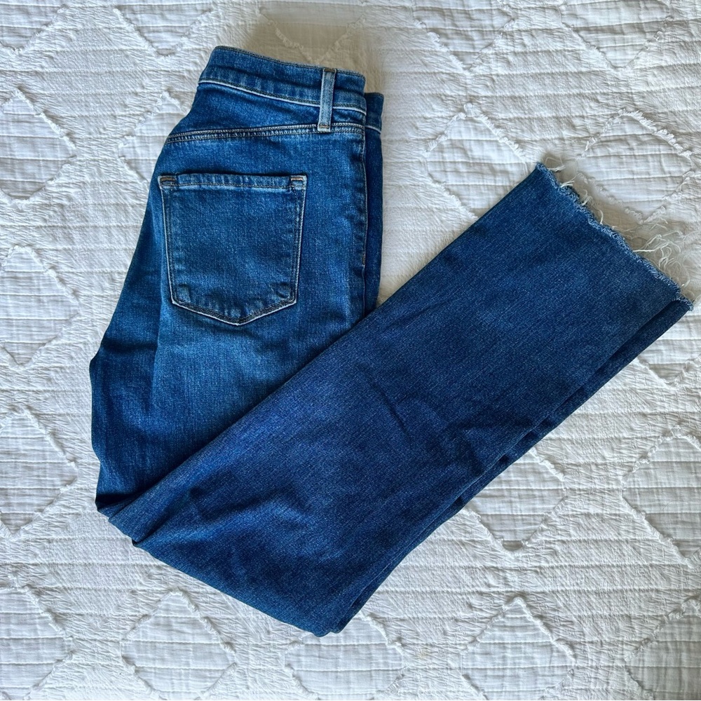 J brand high rise straight pants short